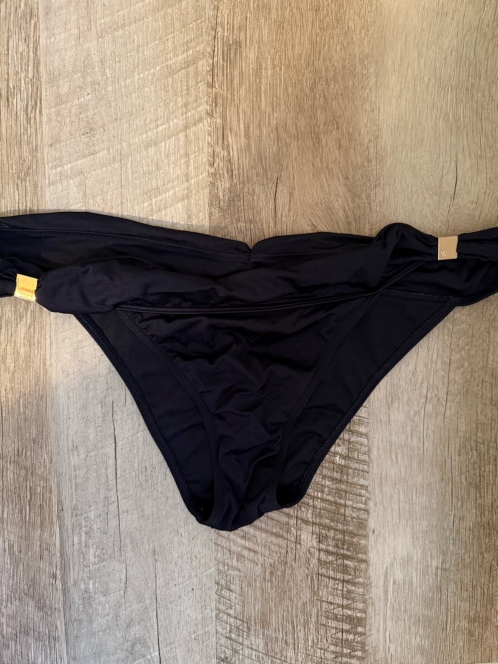 Victoria's Secret The Angel Cheeky - Black Bikini Bottoms